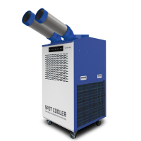 캐로스 2구이동식에어컨6,000W 물통/자연배수블루